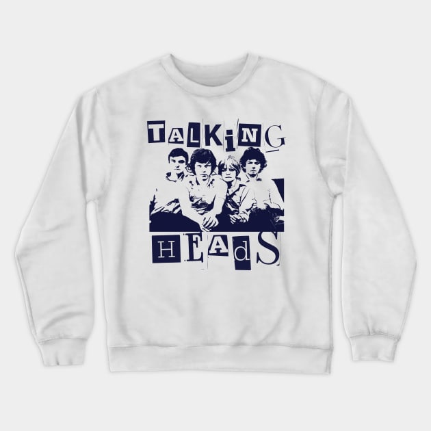 Talking-Heads Crewneck Sweatshirt by DewaJassin